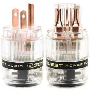 SonarQuest ST-RP(T) & ST-RC(T) Red Copper Series HiFi Audio Grade AC Power Plug Connector