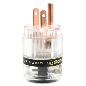 SonarQuest ST-RP(T) Red Copper Series HiFi Audio Grade AC Power Plug Connector